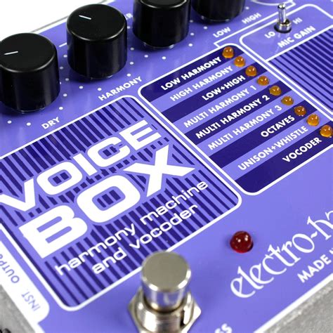 electro harmonix e h ehx voice box|ehx voice box.